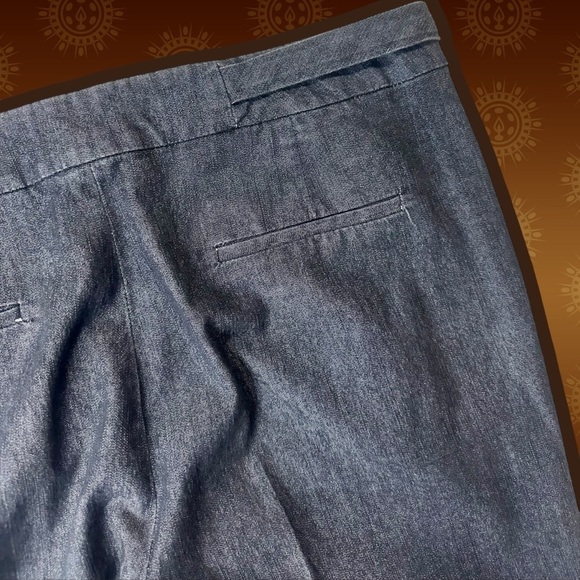 Sandro Sportswear Vintage Gray Wash Side Buckled Jeans with Center Pleats Sz 12 - Picture 12 of 13